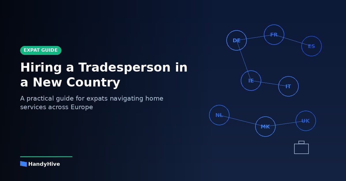 Hiring a Tradesperson in a New Country: A Guide for Expats in Europe