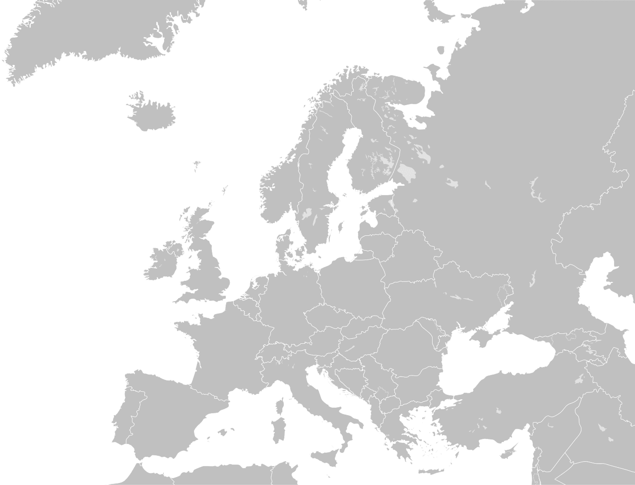 Carte de l'Europe